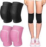 Firtink 2 Pairs Stretchy Dance Knee Pads Breathable Soft Sponge Knee Protector view 1