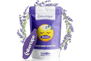 Hibertape Multi-Use Beauty Tape for Sleeping and Snoring (30), Lavender Scented Snoring Solution and Stopper, Premium Cactus-Silk, Promote Nasal Breathing, CPAP Friendly, Free Your Sleep Hostage