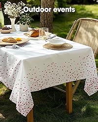 Pureegg Plastic Table Cloth Disposable 10 Pack, 54