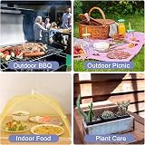 DDSHUN 6 Pack Food Cover Mesh Umbrella Tents 14x14 inch Fly Mosquito Net view 7