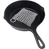 Dapper&Doll Cast Iron Cleaner - Chainmail Scrubber for Cast Iron Pans - Skillet Pan Pot Scraper