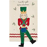 Mud Pie Nutcracker Dangle Towel, TWAS, 21" x 14"