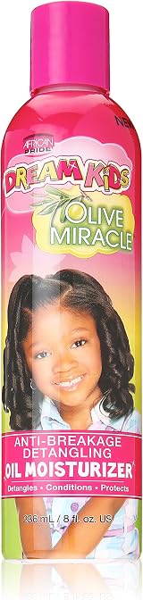 African Pride Dream Kids Olive Miracle Detangling Oil Moisturizer 236ml view 1