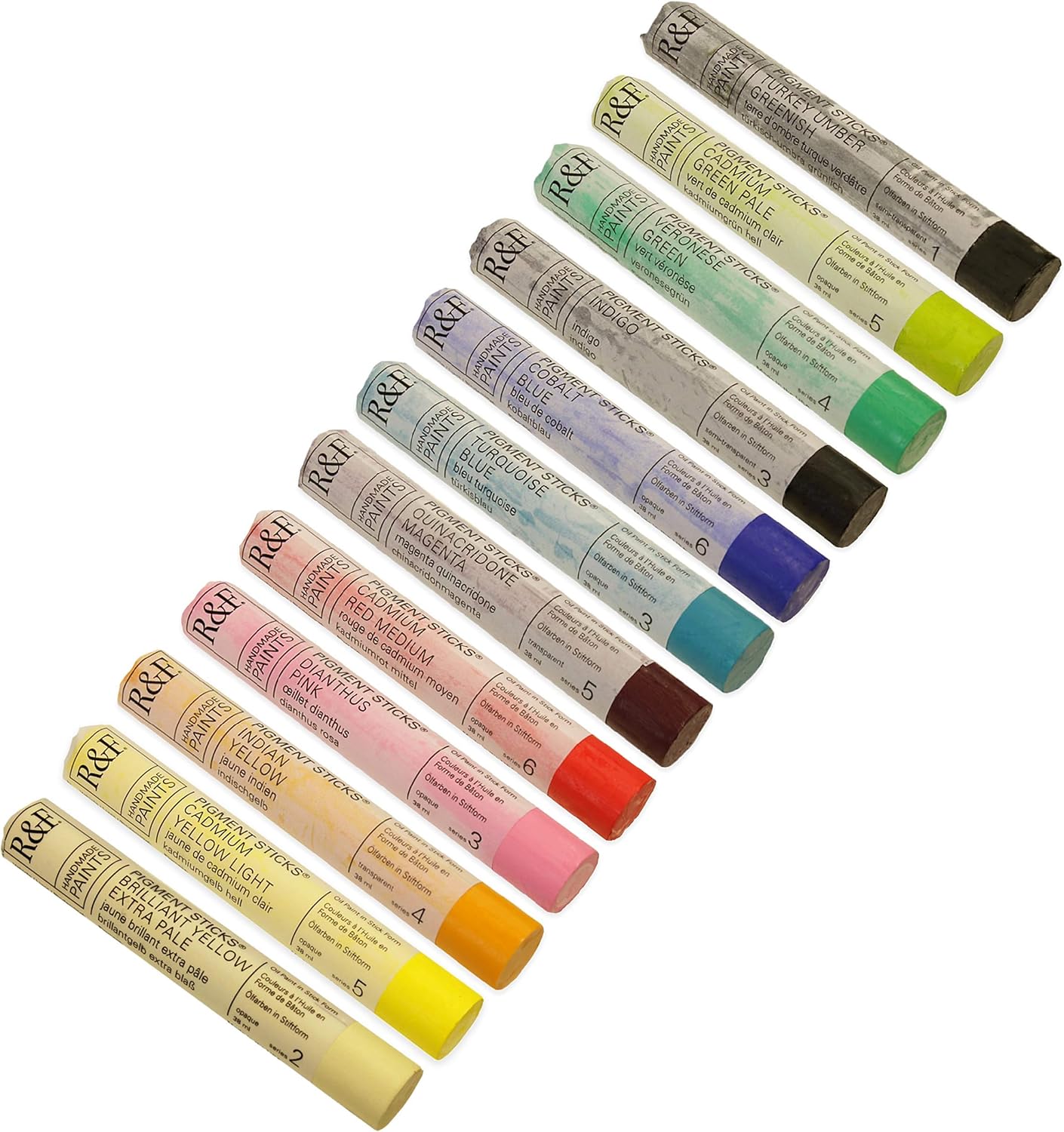 R&F Pigment Stick Painter's Dozen Set, Red, 1 count (Pack of 12) - Image 3