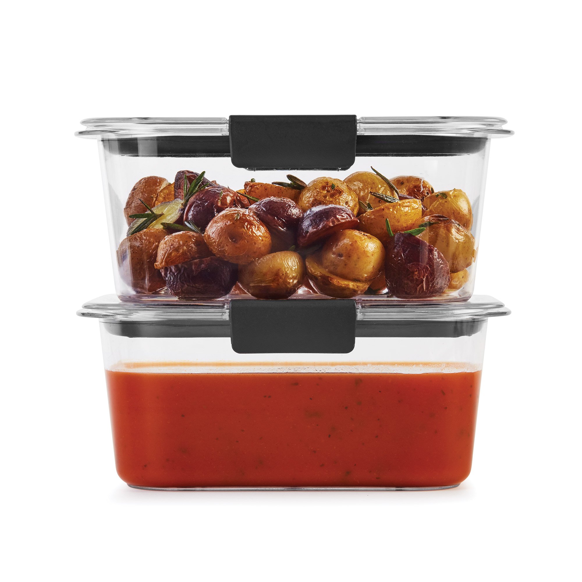ラバーメイド(Rubbermaid)BRILLIANCE 1.1L 2個セット 保存容器 BPAフリー 2031962