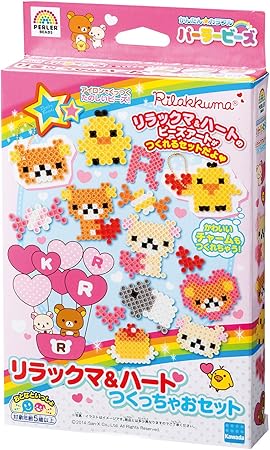 Amazon パーラービーズ サンエックス リラックマ ハート つくっちゃおセット 80 メイキングトイ おもちゃ