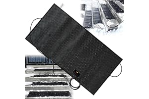 anqaros Heated Snow Melting Mats,40x60in Snow Melting Mats Outdoor,Electric Ice Melting Mats for Winter Snow Removal,Heated DrivewayMat for Snow,Heated Walkway Mats Outdoor with 10ft Power Cord