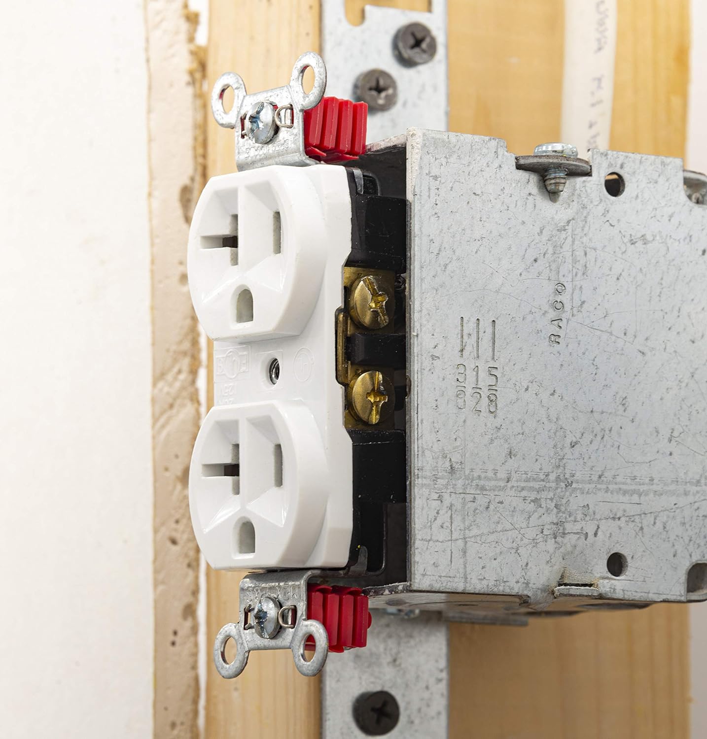 Gardner Bender GSP-24 24 Piece Switch and Receptacle Spacers, Red - Outlet Spacers - 