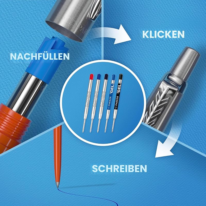 Jotter Kugelschreiber | Victoria Violet | Mittlere Spitze | Blaue Tinte | Geschenkbox