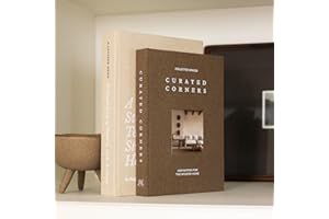 PAIGE MCRAE HOME & DECOR Decorative Books for Home Decor - 2 Linen Fake Books for Decorating Bookshelf, Coffee Table, Shelves - Faux Book Box for Hidden Storage and Decoration - Modern Neutral Design Fits Any Home Aesthetic