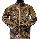 banded feather stretch shell jacket