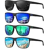 KALIYADI Mens Sun-Glasses Polarized Sunglasses-Men: Classic Sunglasses with Ultraviolet Protection for Driving Fishing Golf