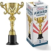 Prextex 10-Inch Gold Cup Award Trophy for Trophy Awards and Party Celebrations, Award Ceremony and Appreciation Gift