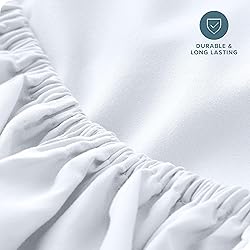 Bare Home Fitted Bottom Sheet Queen Size - Premium
