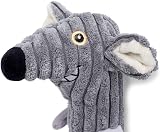 Petface Farmyard Buddies Mouse Stick Plush Dog Toy with Squeaker view 3