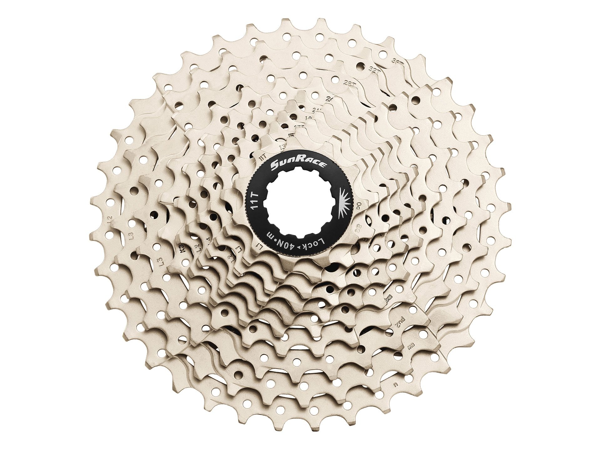 SunRace MS 10-Speed MTB Cassette, Silver, HG-Spline, 11-36T