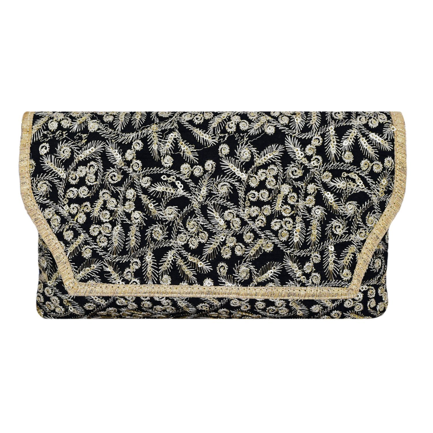 bagaholics ethnic sling bag silk sling clutches with embroidery work clutches ladies purse gift for women