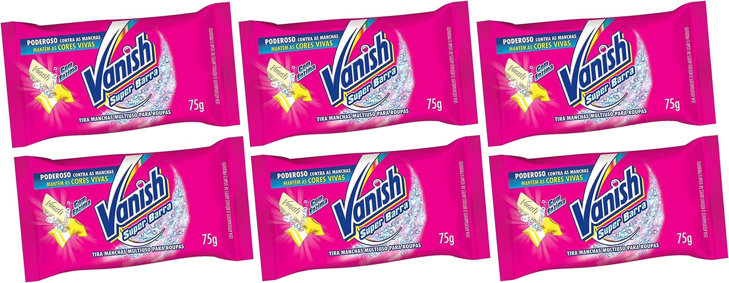 Vanish Bar Pre-Treat Stain Removal 75g Case of 6
