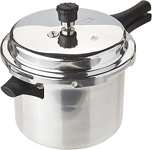 Prestige Popular Aluminum Pressure Cooker, 5-Liter