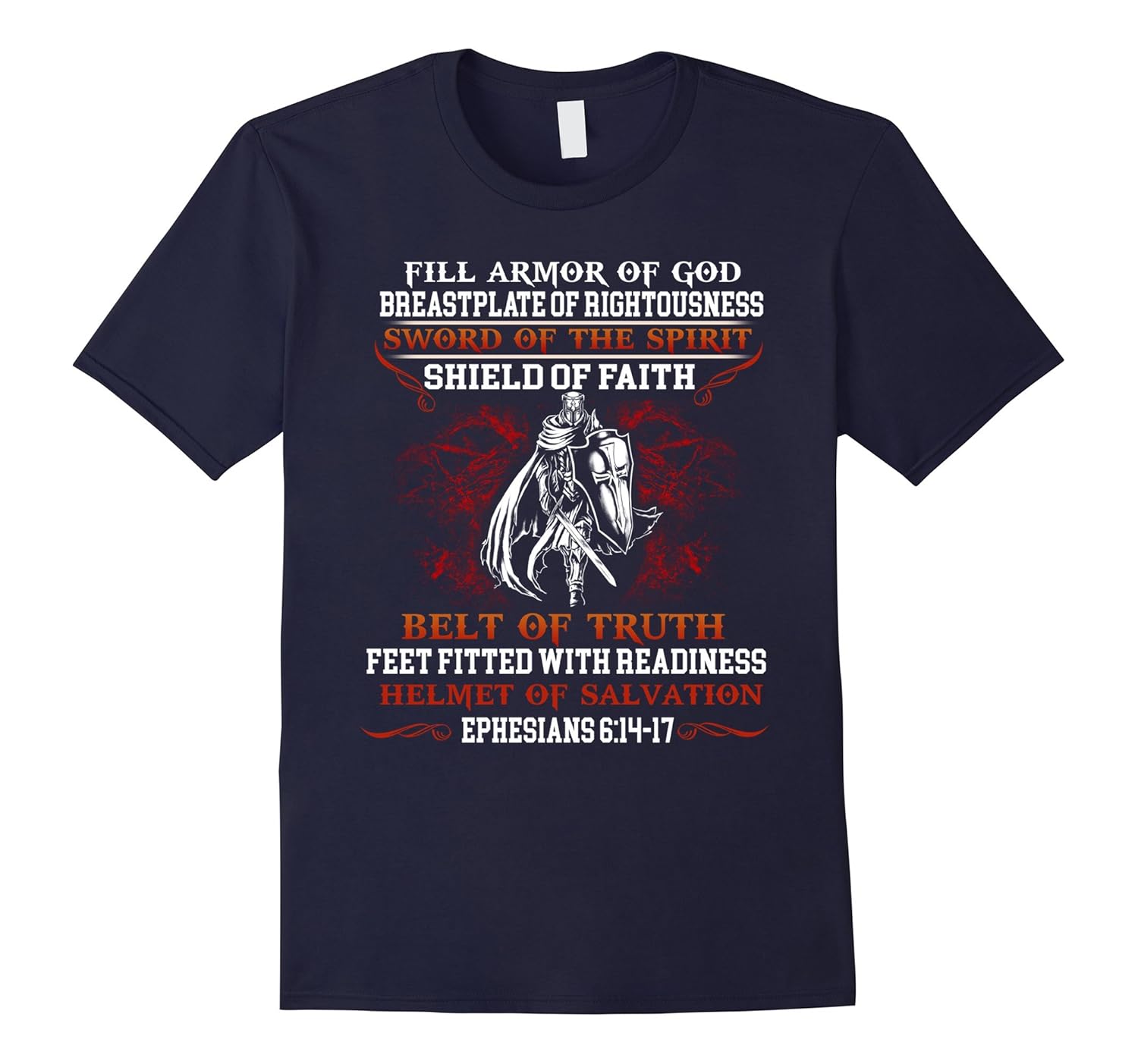 Fill Armor Of God Breastplate Of Rightousness Shirt-ANZ
