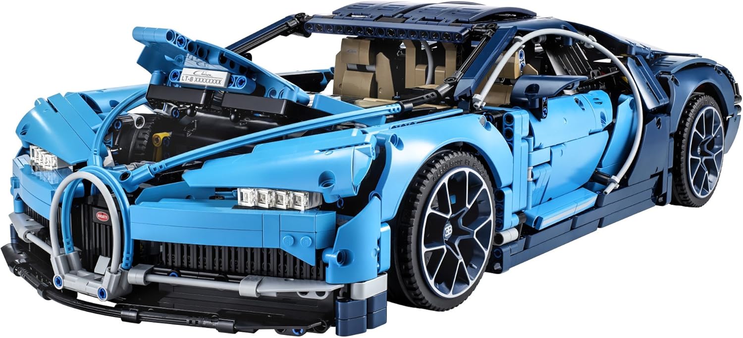 LEGO Technic Bugatti Chiron 42083 Race Car Building Kit and Engineering Toy, Adult Collectible Sports Car with Scale Model Engine (3599 Pieces): Toys & Games