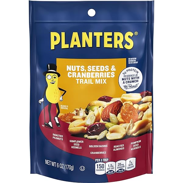PLANTERS NUTS (SEEDS & CRANBERRIES TRAIL MIX WITH...
