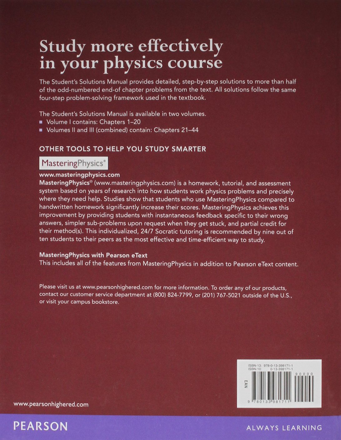 Buy Student's Solution Manual for University Physics with Modern Physics  Volume 1 (Chs. 1-20) Book Online at Low Prices in India | Student's Solution  Manual ...