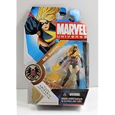 Marvel Universe 3 3/4 Inch Series 3 Action Figure #22 Ms. Marvel Black Outfit