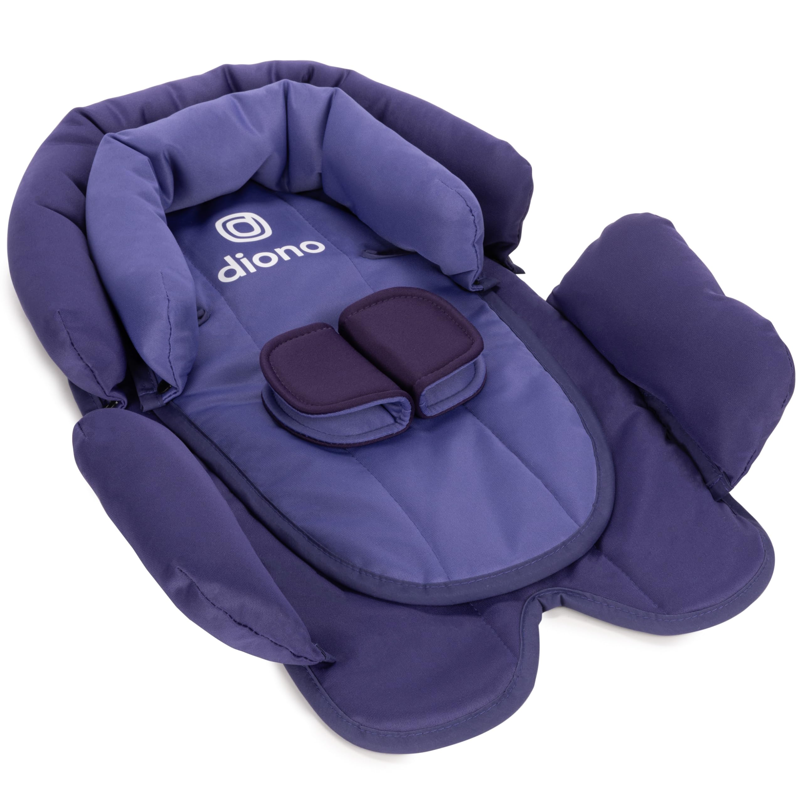 Photo 1 of Diono Cuddle Soft 2-in-1 Head Support, Comforting Head and Body Support for Babies, Converts depending on Infants Size, Purple Wildberry
