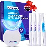 Whitebite Pro Teeth Whitening Kit for Sensitive Teeth &ndash; 32X LED Light + 35% Carbamide Peroxide Gel + Remineralizing Gel | Dental-Grade Whitening at Home