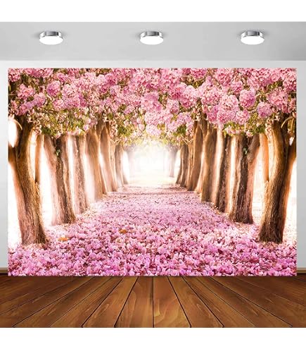 Amazon.com : AOFOTO 10x10ft Pink Flowers Tree Backdrop Spring