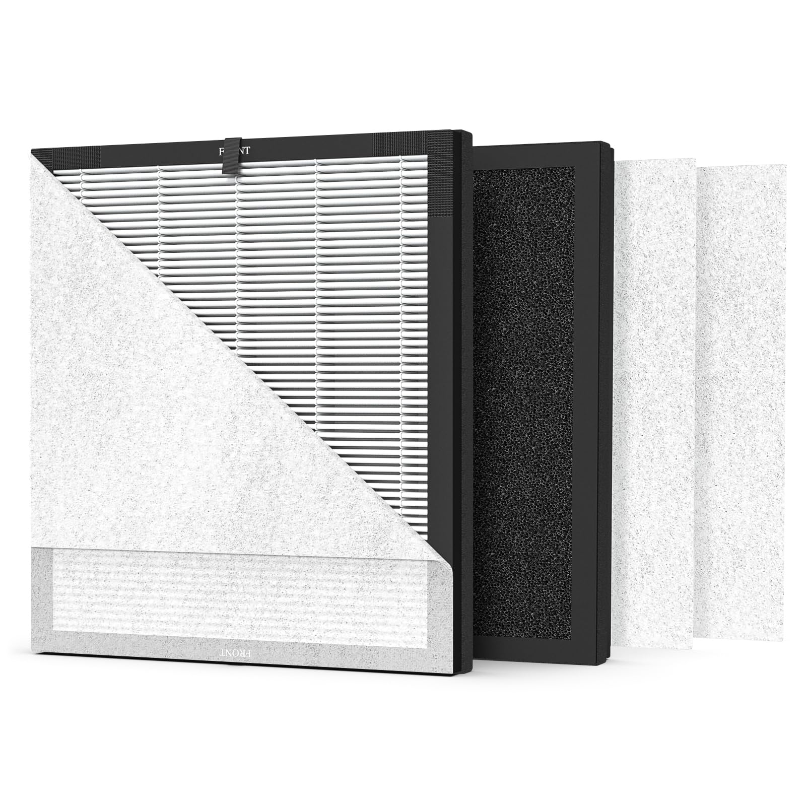 Photo 1 of 2 Pack AP2000WF Replacement Filter, Compatible with KNKA AP2000WF Air Purifier, 3-Stage Filtration, True H13 True HEPA Filter+ High-Efficiency Activated Carbon Filter+ 4* Pre-filter