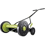 Sun Joe MJ503M 14-Inch Quad Wheel 9-Position Manual Reel Mower