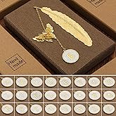 Personalized Initial Metal Butterfly Feather Bookmark for Women Girls Readers Book Lover Birthday Gifts for Women Her Teacher Girlfriend Wife Mom Sister Friend Daughter(B)