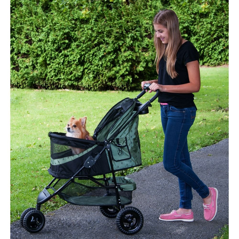 Pet Gear NoZip Special Edition Pet Stroller, Zipperless Entry, Sage eBay
