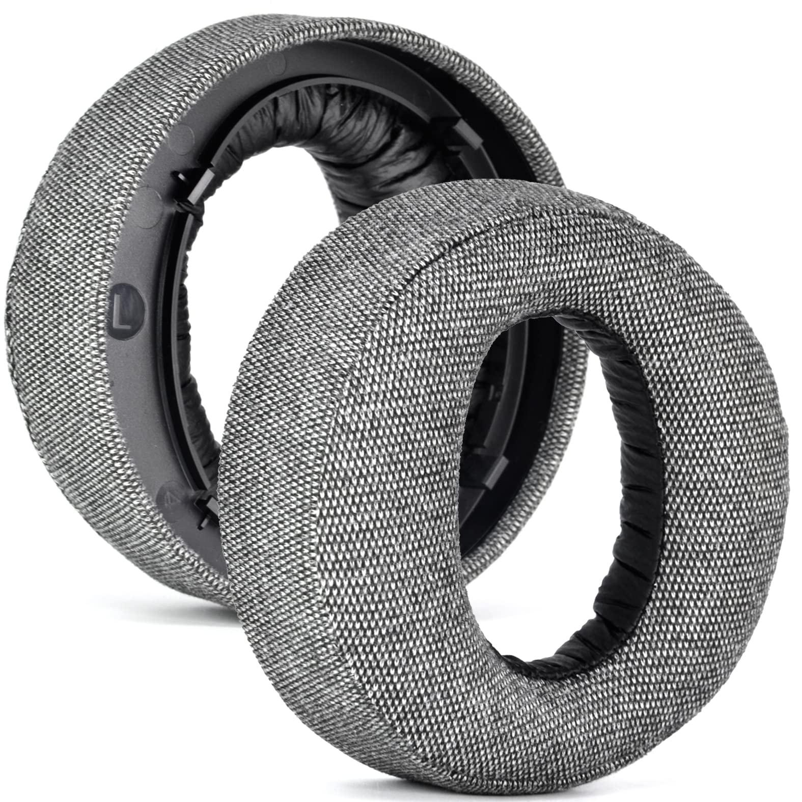 defean PS5 Ear Cushion - Replacement Ear Pads Cover Compatible with Sony ps5 Wireless Headphone, Pulse 3D Wireless Headset, Softer Foam, High-Density Noise Cancelling Foam (Gray Flannel)