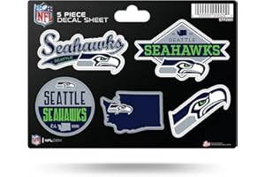 Rico Industries NFL 5-Pc Sticker Sheet