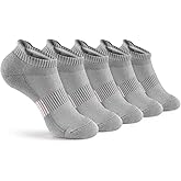 Gonii Ankle Socks Womens Running Athletic No Show Socks Cushioned 5-Pairs