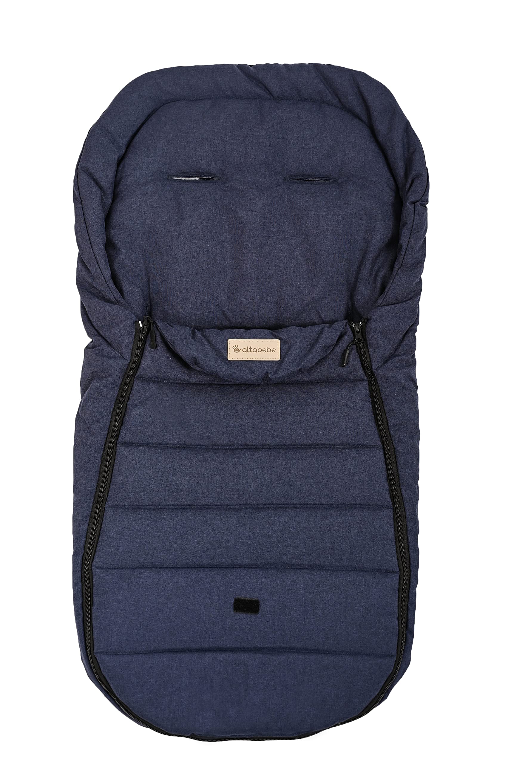AltaBeBe AL2450L- 32 New-Fashioned Summer Lifeline Foot Muff for Prams and Strollers, Navy Blue