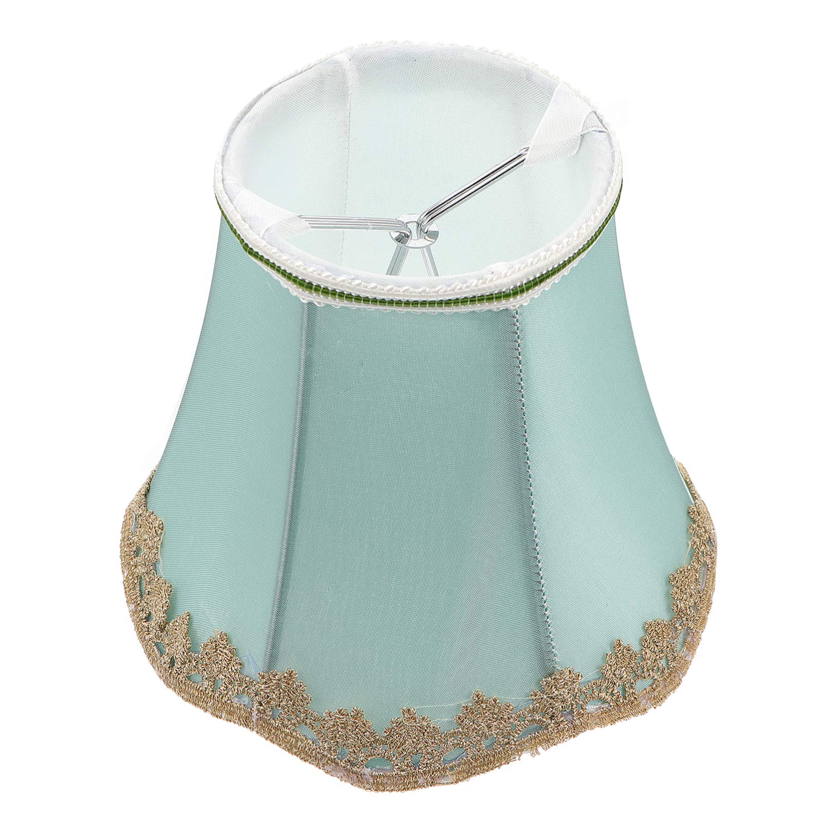 Lurrose 1pc Clip on Lampshade, Wall Light Lamp Shade Chandelier Lamp Shades Lamp Accessories for Home Office (Green)