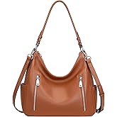 Over Earth Genuine Leather Purses and Handbags for Women Hobo Shoulder Bag Ladies Crossbody Bags Medium