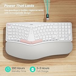 Nulea RT05B Wireless Ergonomic Keyboard, Split