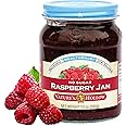Nature's Hollow Raspberry Jam: Sugar Free Jam and Preserves, Low Cal, Non GMO, Keto Jam, Vegan, Gluten Free, and Diabetic Friendly - Sugar Free Jelly - 10oz