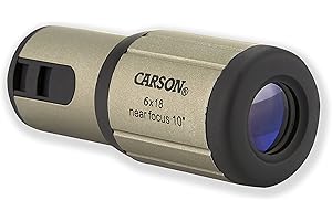 Carson CloseUp 6x18mm Close-Focus Monocular (CF-618)