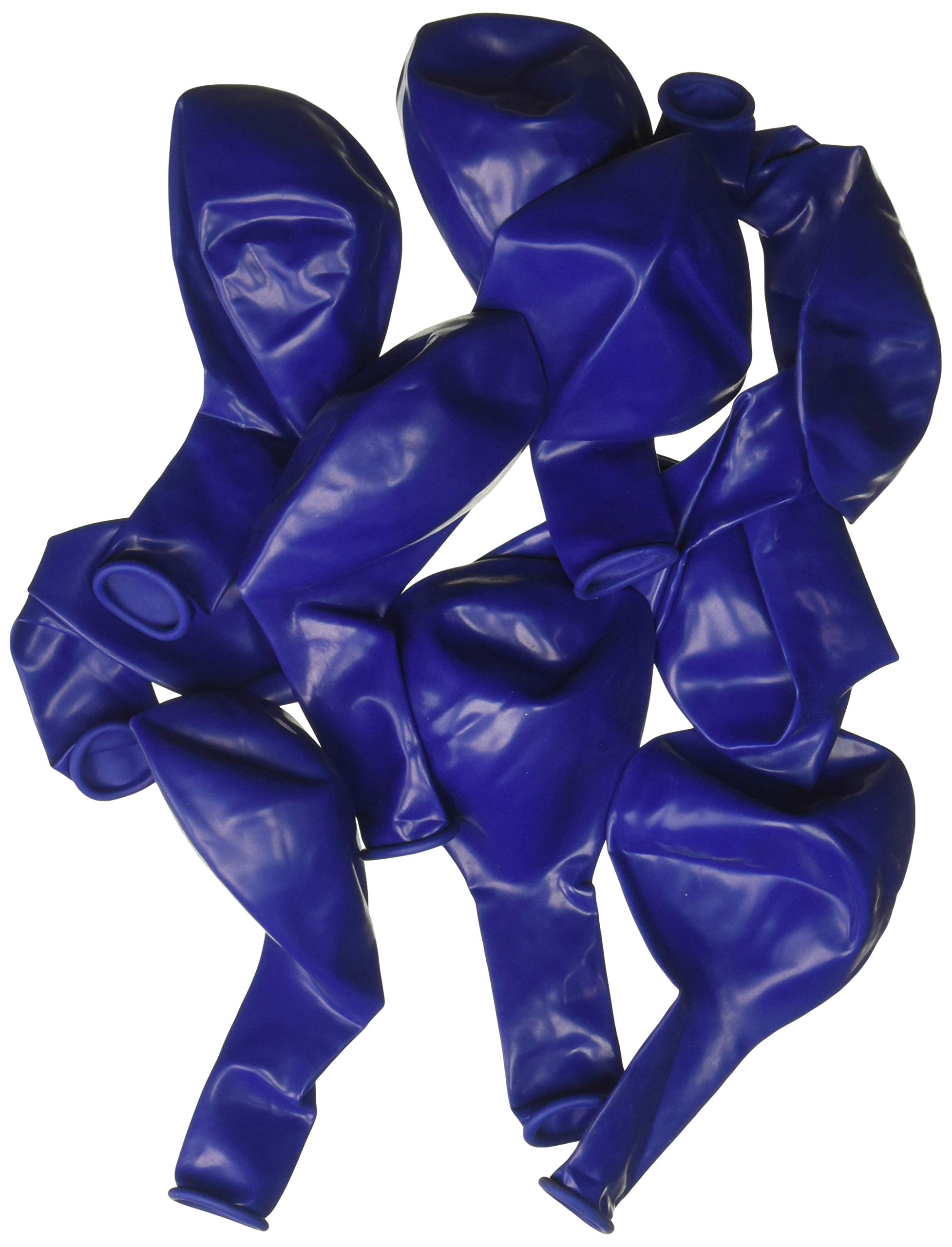 The Elixir Deco 100 Count Dark Blue Latex Decorator Quality Birthday Wedding Decor Party Balloon