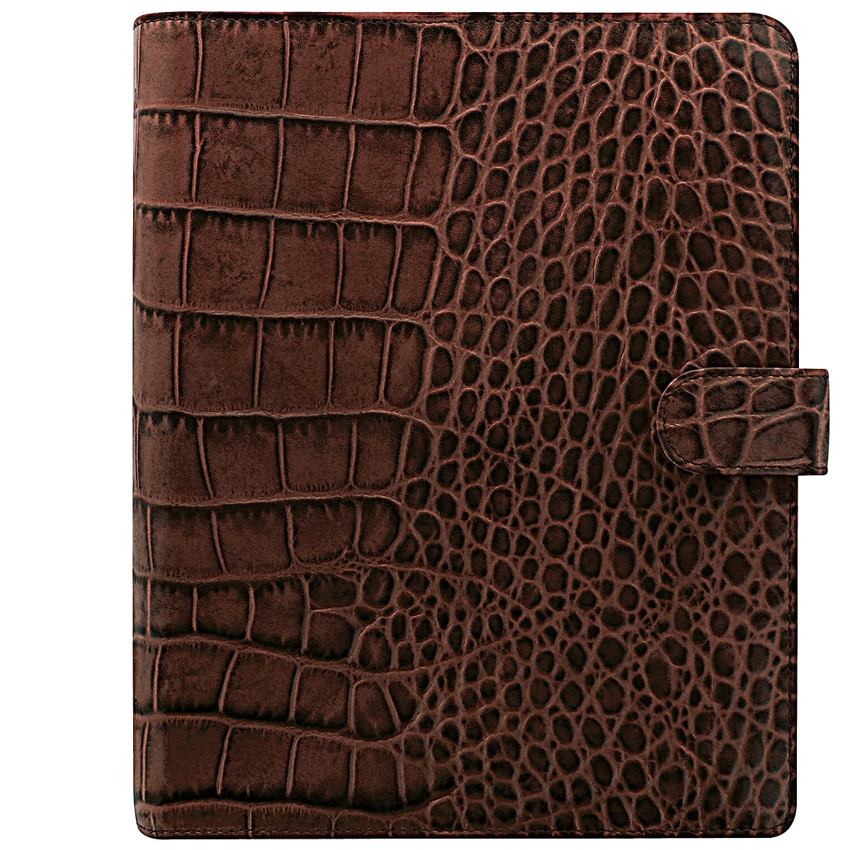 Filofax A5 Classic Croc Organiser - Chestnut