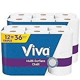 Viva Multi-Surface Cloth Paper Towels, 12 Triple