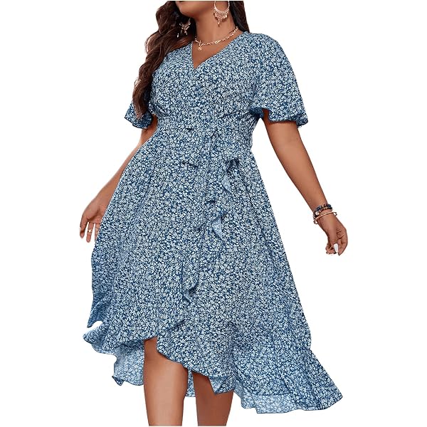 max studio short sleeve wrap dress Max Studio Women's Crepe Ruffle Short Sleeve Wrap Short Dress, Yellow Leafy Peony, X-Small at Amazon Women's Clothing store