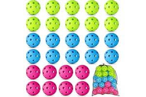 MOTOTO 12/30/60 Pcs Practice Baseballs For Hitting, 2.8 Inch Plastic Soft Baseballs for Practice Lightweight Soft Ball With Mesh Bag, Hollow Training Softball for Indoor Outdoor Sport Pitching Batting
