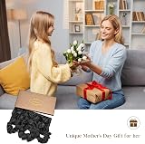 Lolalet Satin Scrunchies Hair Ties Ponytail Holders 6 Pack Women Girls Thick view 3